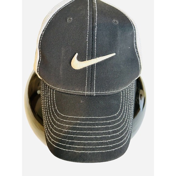 Nike Golf 20XI VR Fitflex Mesh‎ Hat Cap White Black Men's - Picture 2 of 8